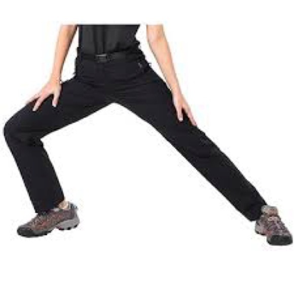 MIER Women’s Black Hiking Pants – Quick Dry, Stretch, Size 8 - Picture 2 of 14